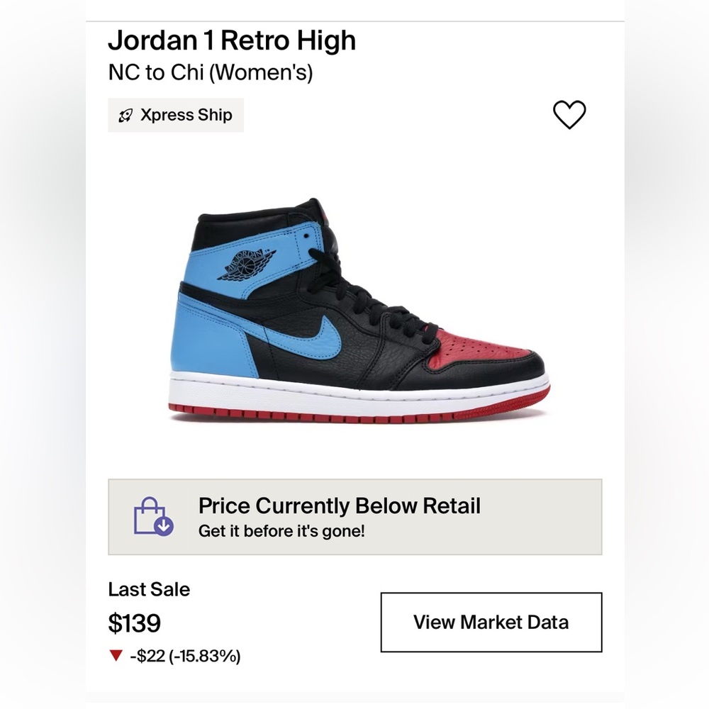 Jordan 1 Retro High NC to Chi - Picture 6 of 7